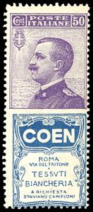1924 - 50 cent. Coen (10), gomma originale ... 