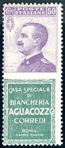 1924 - 50 cent. Tagliacozzo (17), nuovo, ... 