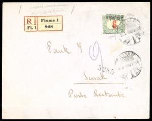 1919 - 45 f. su 6 f., doppia soprastampa ... 