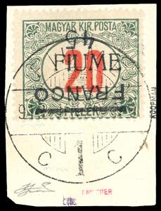 1919 - 45 f. su 20 f., soprastampa FRANCO ... 