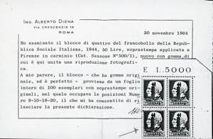 1944 - 50 lire soprastampato ... 