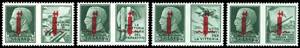 1944 - 25 cent, soprastampa fascio in rosso ... 
