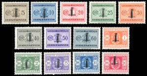 1944 - Soprastampati fascetto, serie ... 