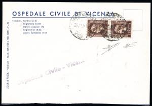 1945 - 1 lira marca da bollo, coppia, ... 