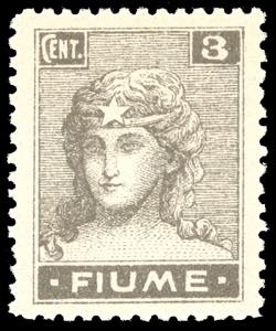1919 - 3 cent. Allegorie e Vedute, carta C, ... 