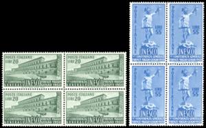 1950 - Unesco, serie completa (618/619), ... 