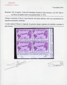 1961 - 205 lire Gronchi rosa ... 
