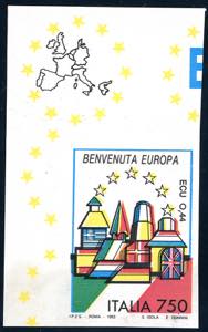 1993 - 750 lire Italia, Europa Unita, non ... 