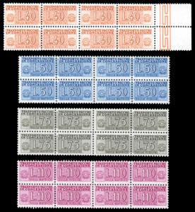 1953 - Serie completa, filigrana ruota ... 