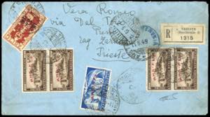 1949 - 100 lire Romana, due coppie, 5 lire ... 