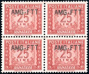 SEGNATASSE 1954 - 25 lire, nuovo tipo di ... 