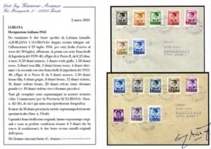 LUBIANA 1941 - Alto Commissariato, ... 