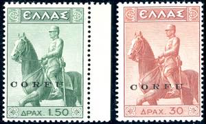 CORFU 1941 - Monumento equestre ... 