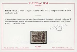 1919 - 5 cor. Allegorie e Vedute, ... 