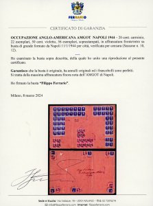 OCCUPAZIONE ANGLO AMERICANA AMGOT ... 