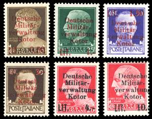 OCCUPAZIONE TEDESCA CATTARO 1944 - ... 