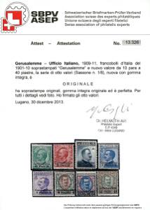 GERUSALEMME 1909/11 - ... 