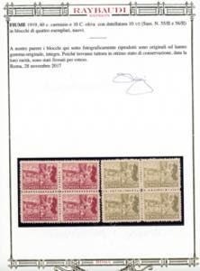 1919 - 60 cent. e 10 cor. Posta ... 