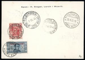 POSTA AEREA 1932 - 50  cent. al ... 