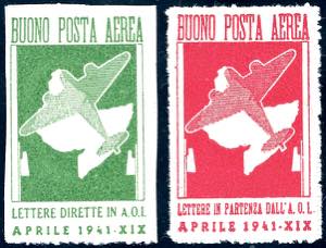 FRANCHIGIA MILITARE 1941 - Buoni di posta ... 