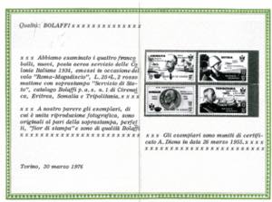 SERVIZIO AEREO 1934 - 25 + 2 lire ... 