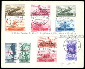 1934 - Medaglie, posta ordinaria, serie ... 