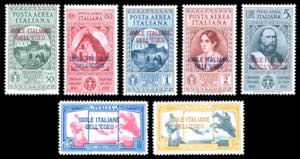 POSTA AEREA 1932 - Garibaldi , serie ... 