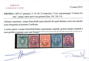 1893 - Prima emissione, ... 
