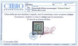 1916 - Soprastampati, serie ... 