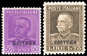 1928/1929 - 50 cent. e 1,75 lire ... 