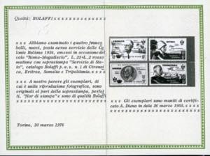 SERVIZIO AEREO 1934 - 25 + 2 lire ... 