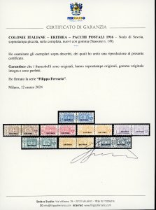 PACCHI POSTALI 1916 - Nodo di ... 