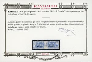 PACCHI POSTALI 1916 - Nodo di ... 