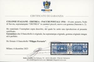 PACCHI POSTALI 1916 - 10 cent. ... 