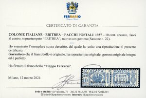 PACCHI POSTALI 1927/37 - Fasci al ... 