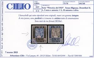 1937 - 5 lire e 10 lire Pittorica, ... 
