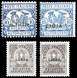 RECAPITO AUTORIZZATO 1929/42 - I primi 4 ... 