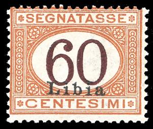 SEGNATASSE 1925 - 60 cent. arancio e bruno ... 