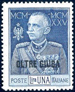 1925 - 1 lira Giubileo, dent. 13 1/2 (22), ... 