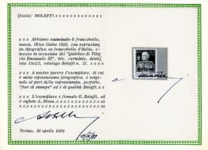 1925 - 60 cent. carminio, ... 