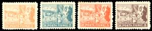 1918 - 1 cor., 2 cor., 3 cor. e 5 cor. Posta ... 
