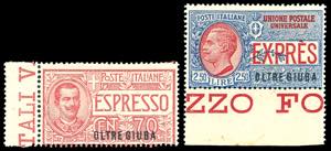 ESPRESSI 1926 - Soprastampati, serie ... 