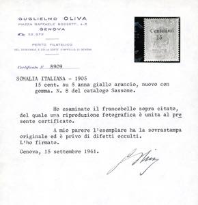 1905 - Soprastampati di Zanzibar, ... 