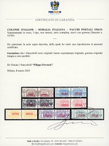 PACCHI POSTALI 1926/31 - Non ... 