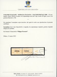 PACCHI POSTALI 1928/41 - Fascio al ... 