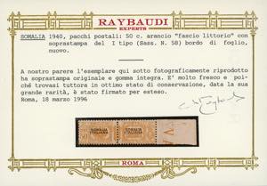 PACCHI POSTALI 1928/41 - Fascio al ... 