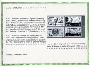 SERVIZIO AEREO 1934 - 25 + 2 lire ... 