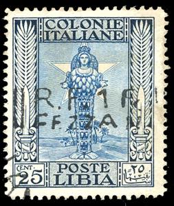 OCCUPAZIONE FRANCESE FEZZAN 1943 - 1fr. su ... 