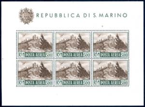 1951 - 500 lire Veduta, foglietto (12), ... 