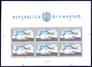 1951 - 1.000 lire Bandierone, foglietto ... 